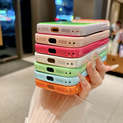Contrast Candy Color Block Crystal Camera Lens Protection