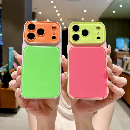 Contrast Candy Color Block Crystal Camera Lens Protection