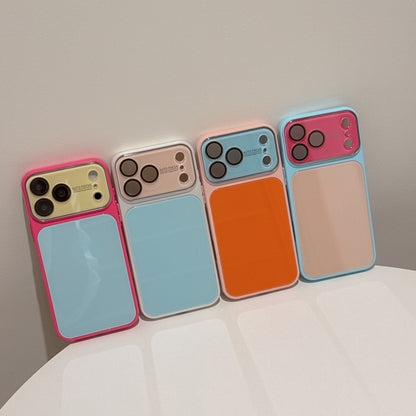 Contrast Candy Color Block Crystal Camera Lens Protection