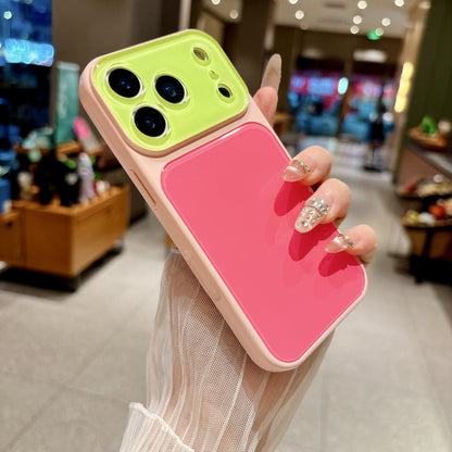 Contrast Candy Color Block Crystal Camera Lens Protection
