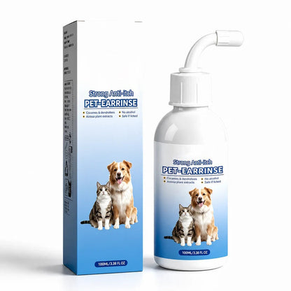 Gentle Pet Ear Wash | Odor-Free Cleaning for Dogs & Cats