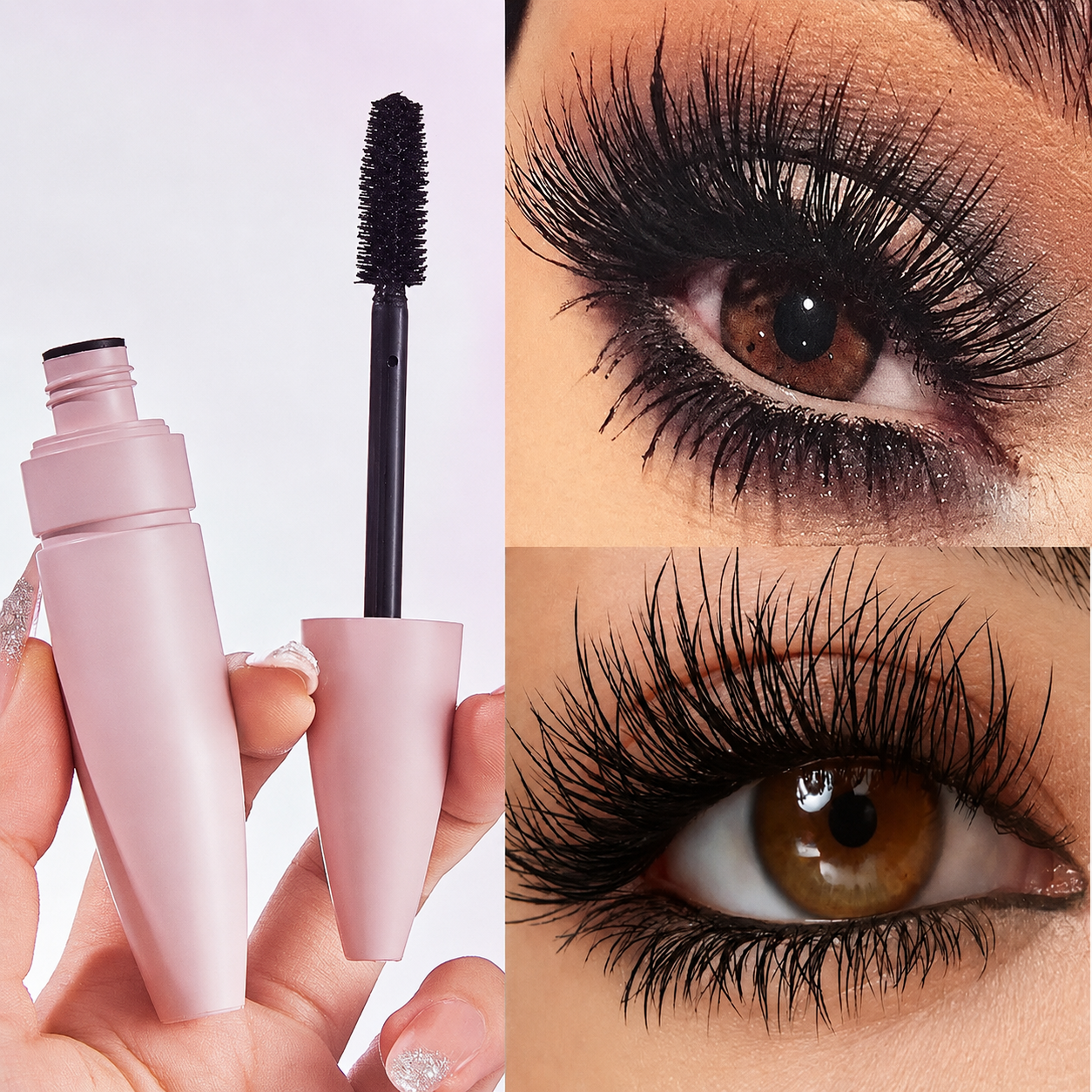 5-Color Mascara: Volumizing, Lengthening, Curling, and Waterproof