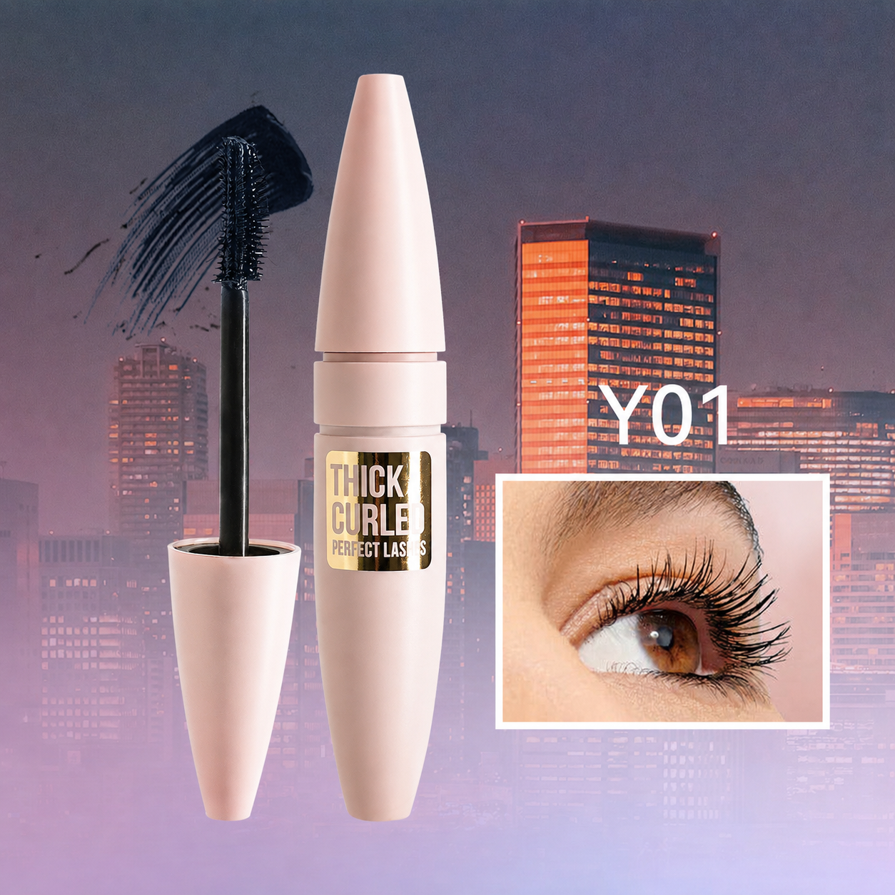5-Color Mascara: Volumizing, Lengthening, Curling, and Waterproof