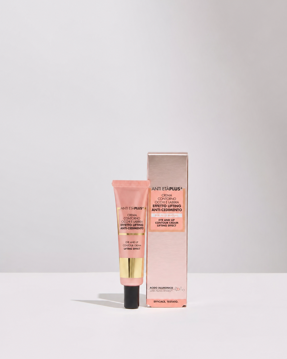 Eye and lip contour cream with a lifting effect that prevents sagging